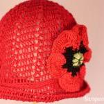 Crochet Poppy Flower Baby H..