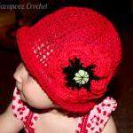 Crochet Poppy Flower Baby H..