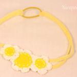 Crochet Daisy Headband , 6..