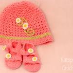 Crochet Baby Hat And Sanda..