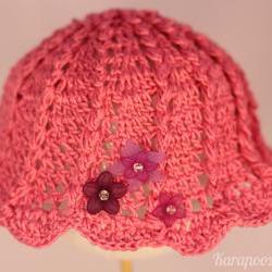 Crochet Baby Hat /3-6 months/handmade